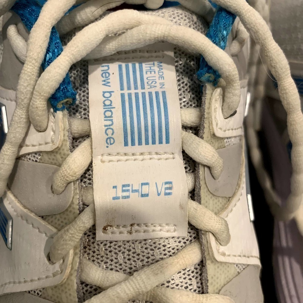 New Balance White Blue Women 1540v2 Made in USA Running Shoes Sneakers Size 8 - Picture 5 of 11